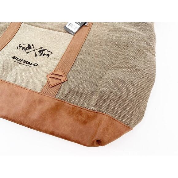 Buffalo David Bitton Messenger Weekender Travel Bag Canvas Cross Body NWT $139 - Picture 8 of 16